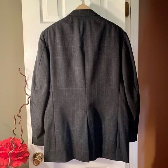 Gray Stanley Blacker Sports Coat 44R - Picture 4 of 5